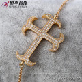 73083 Xuping manufactory charm new trendy personalized 18k gold cross bracelet